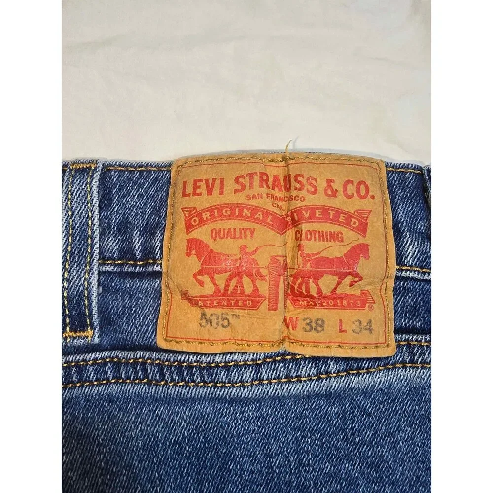 Levi's 505 Mens Jeans Size 38x34 - 19